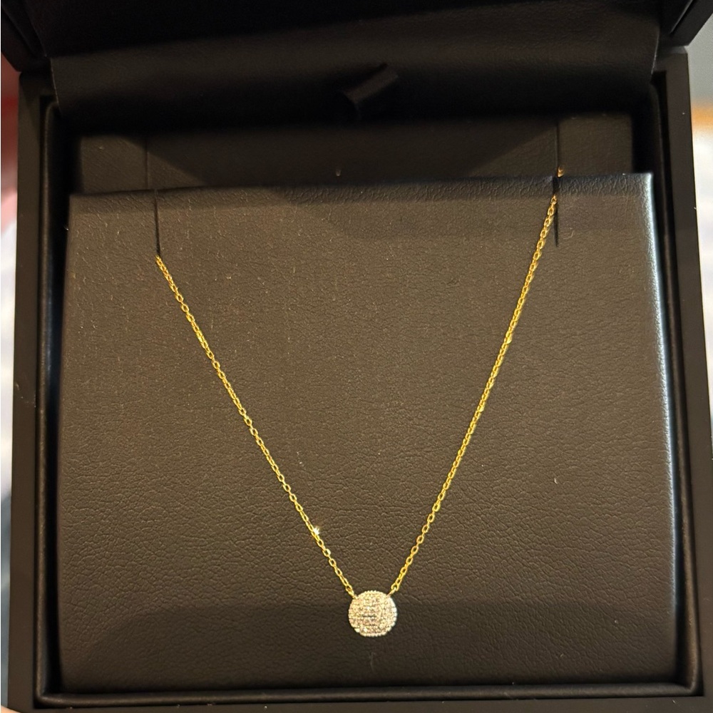 Dana Rebecca Designs Lauren Joy Mini Disc Necklace - Picture 2 of 3
